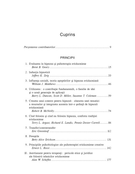 Manual de psihoterapie ericksoniană